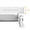 Montech HyperFlow Digital 240 Prozessor All-in-one-Flüssigkeitskühler 12 cm Weiß 1 Stück