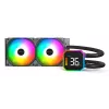 Montech HyperFlow Digital 240 Prozessor All-in-One-Flüssigkeitskühler 12 cm Schwarz 1 Stk.