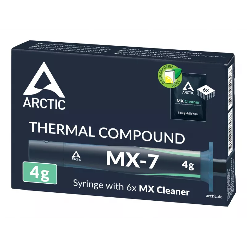 Wärmeleitpaste Arctic MX-7 Kühlkörperpaste, Hochleistungs-Wärmeleitmaterial