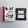 Axagon STND-LAB Aluminium-Laptophalterung Größe 10 Zoll–17,3 Zoll. Achtfach verstellbare Höhe und Winkel. Schwarze Version.