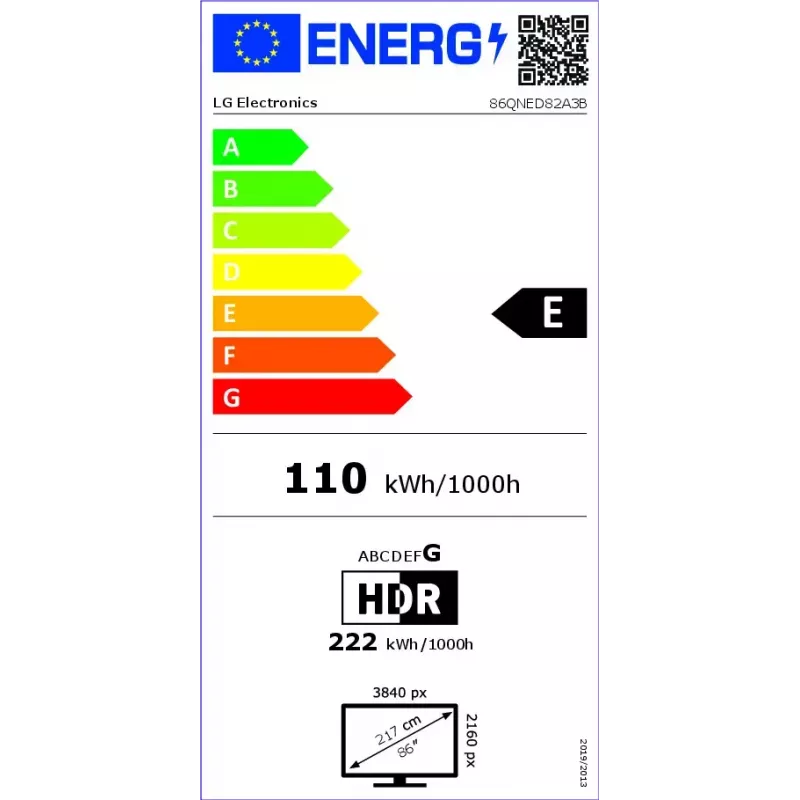 LG QNED 86QNED82A3B TV 2,18 m (86 Zoll) 4K Ultra HD Smart TV Wi-Fi Schwarz