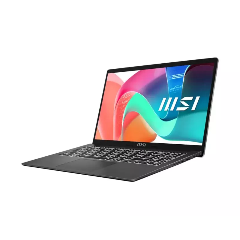 Laptop MSI Modern 15 F13MG-471NL — 39,6 cm (15,6 Zoll) Full HD, Intel Core i5-1334U, 16 GB RAM, 512 GB SSD, Intel Iris Xe, Windows 11 Home, Grau