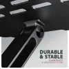 Laptop- & Tablet-Ständer AXAGON STND-LQB für 10 Zoll–17,3 Zoll, Aluminium, schwarz, höhenverstellbar 0–20,5 cm und neigbar 0–180°