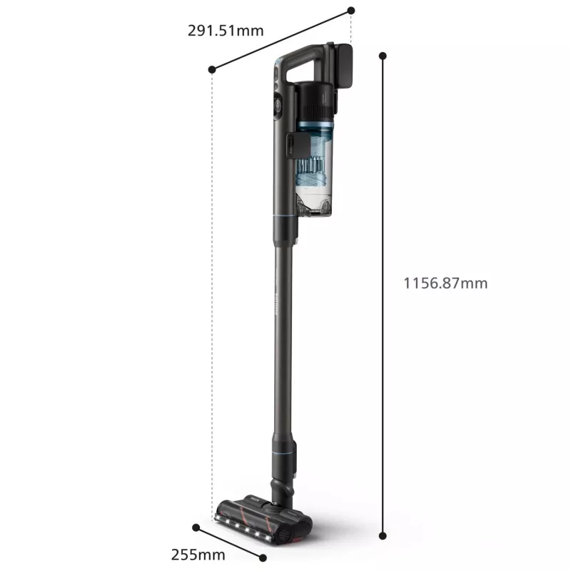 Philips XC7163/01 Stabstaubsauger/Elektrobesen 2-in-1-Stabstaubsauger Akku Trocken&Nass Beutellos 0,6 l Blau