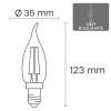 LED-Glühbirne VISIONAL VS-B-7 6W, 840 lm, 3000K