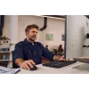 Tastatur- und Maus-Set HP Multi-Device USB/Bluetooth PR585C mit Handballenauflage, schwarz, Maus inklusive