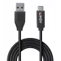 Lindy 36971 USB-Kabel USB 3.2 Gen 2 (3.1 Gen 2) 1 m USB A USB C Schwarz