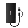 Lindy 43430 Videokabel-Adapter 0,11 m USB Type-C 2 x HDMI Schwarz