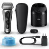Elektrorasierer BRAUN Series 8 8567cc System nass & trocken mit Reinigungs- und Ladestation