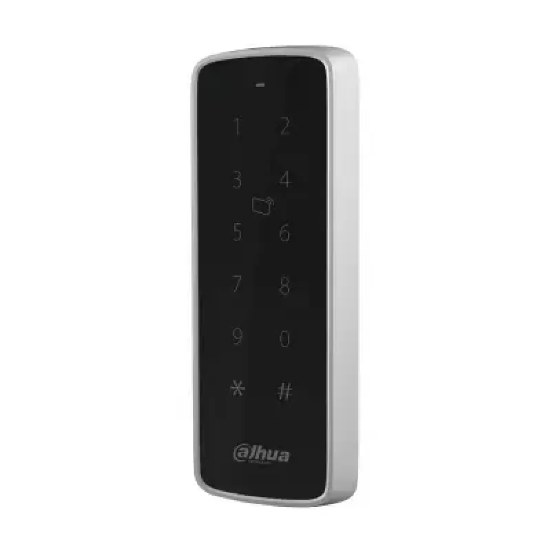 Zutrittskontrollleser DAHUA DHI-ASR2201D-B — 13.56 MHz, 9–15 V DC, 200 mA, 47.5×16×135 mm