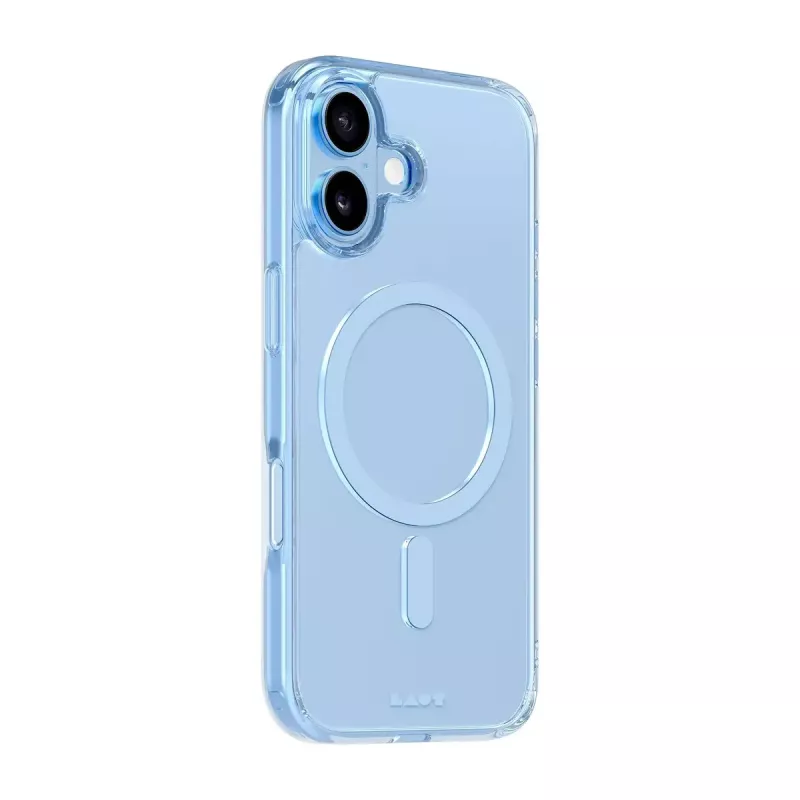 Cover LAUT CRYSTAL FLURO iPhone 17 Hellblau 16 cm