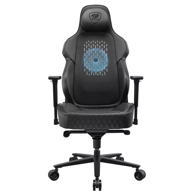 COUGAR CGR-ARP-BLB Universal-Gaming-Stuhl Gepolsterter Sitz Schwarz, Orange