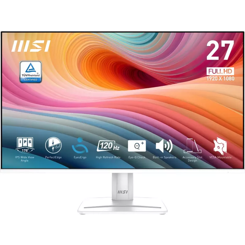MSI Pro MP275W E2 Computermonitor 68,6 cm (27 Zoll) 1920 x 1080 Pixel Full HD LED Weiß