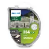 Philips LongLife EcoVision 12342LLECOS2 Längere Lebensdauer, 60 W, 12 V, H4, 3100 K, 2 Stk.