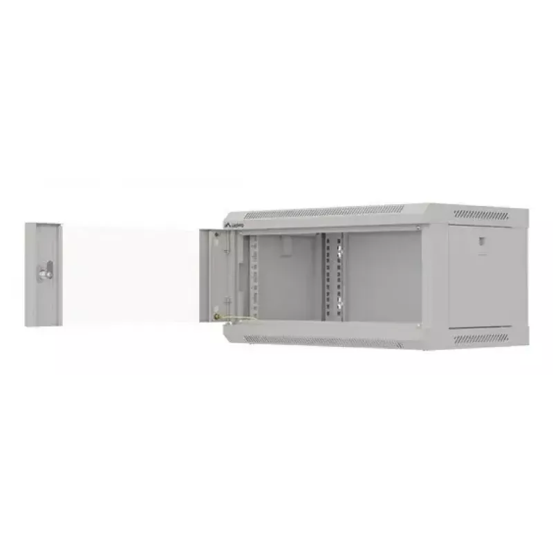 Wandmontierter Rack-Schrank LANBERG WF03-5304-10S, 4U, 60 kg, grau, 281x540x350 mm