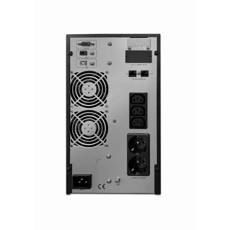 Unterbrechungsfreie Stromversorgung USV Gembird EG-UPSO-3000 Doppelwandler Online 3 kVA 2700 W 5x Typ F Ausgänge LCD