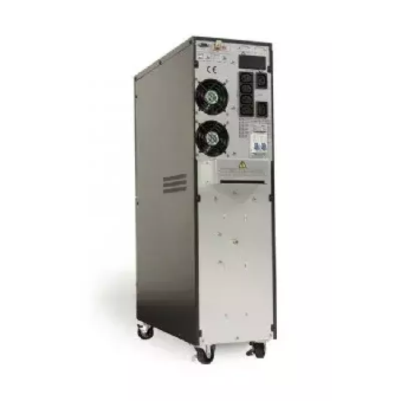 Unterbrechungsfreie Stromversorgung USV Gembird EG-UPSO-6000 Doppelwandler Online 6 kVA 6000 W 6 AC-Ausgänge VRLA-Batterie LCD schwarz Tower
