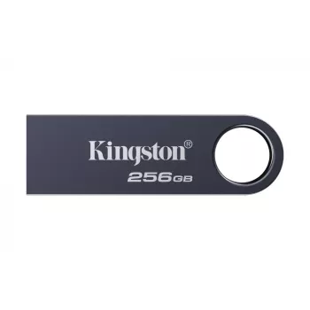 USB-Flash-Laufwerk KINGSTON DataTraveler SE9 G3 256 GB – USB Typ-A, USB 3.2 Gen 1, Lesen 220 MB/s, Schreiben 100 MB/s, kappenlos, Dark Nickel