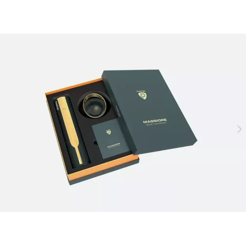 Elektrischer Weinöffner Prestigio PWO104GD, Schwarz/Gold, Höhe 228 mm, Gewicht 350 g