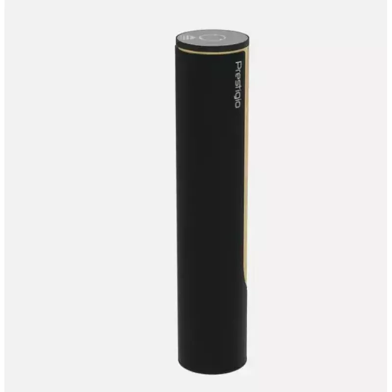 Elektrischer Weinöffner Prestigio PWO104GD, Schwarz/Gold, Höhe 228 mm, Gewicht 350 g