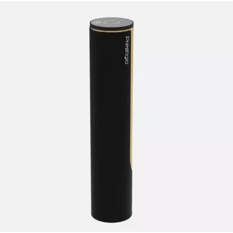 Elektrischer Weinöffner Prestigio PWO104GD, Schwarz/Gold, Höhe 228 mm, Gewicht 350 g