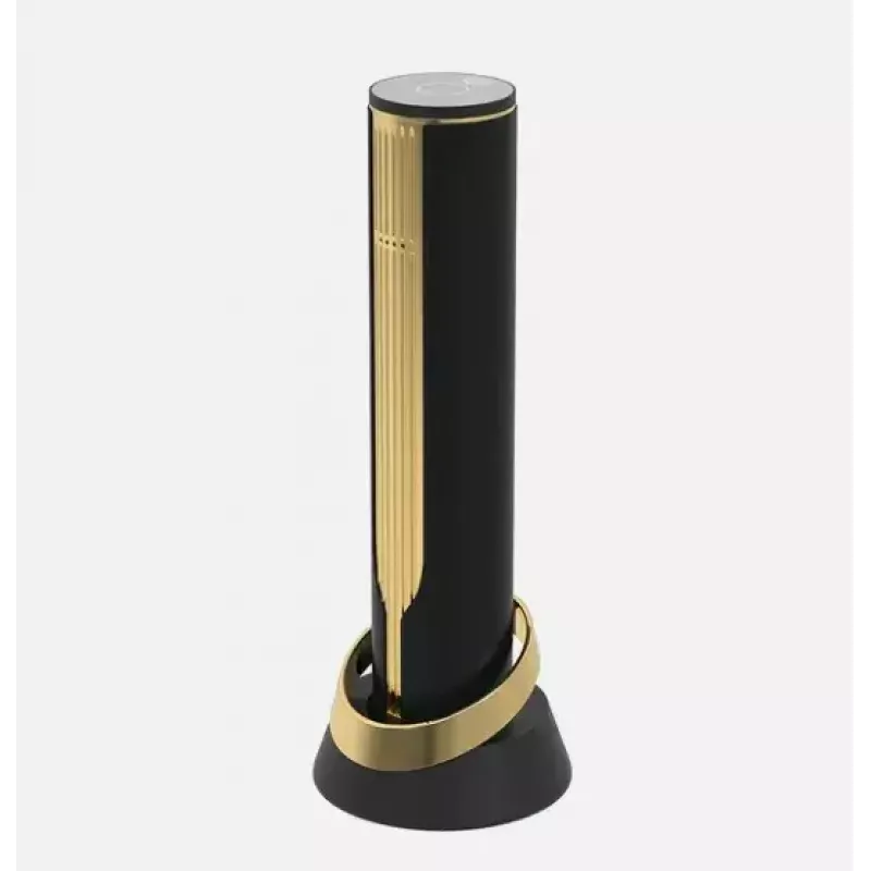 Elektrischer Weinöffner Prestigio PWO104GD, Schwarz/Gold, Höhe 228 mm, Gewicht 350 g
