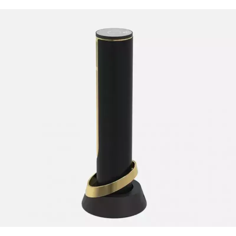Elektrischer Weinöffner Prestigio PWO104GD, Schwarz/Gold, Höhe 228 mm, Gewicht 350 g