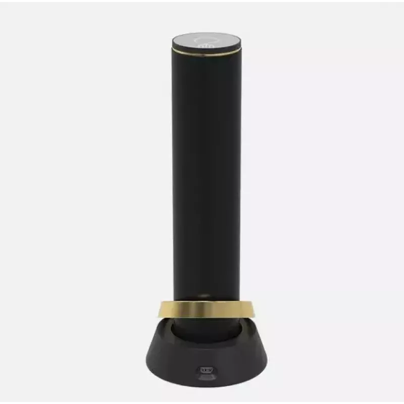 Elektrischer Weinöffner Prestigio PWO104GD, Schwarz/Gold, Höhe 228 mm, Gewicht 350 g