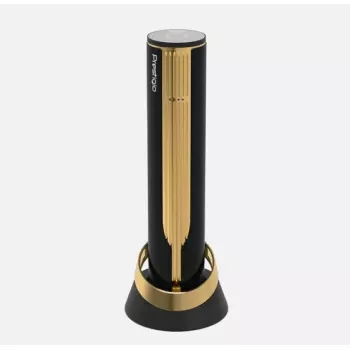 Elektrischer Weinöffner Prestigio PWO104GD, Schwarz/Gold, Höhe 228 mm, Gewicht 350 g