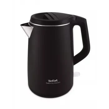 Tefal KO3718 elektrischer Wasserkocher 1,5 L 2400 W Schwarz, Edelstahl