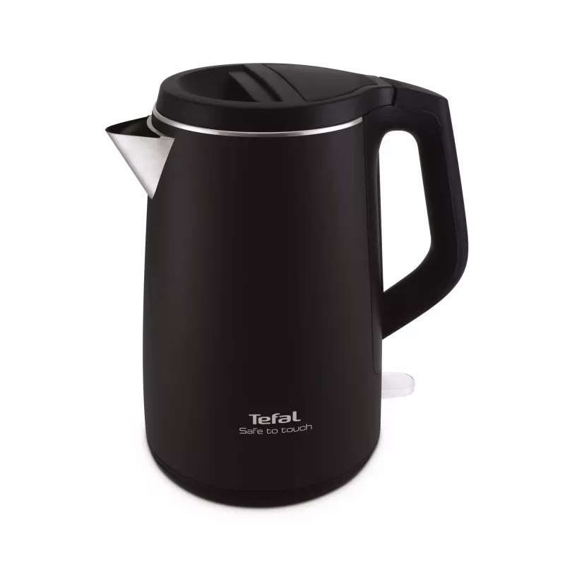 Tefal KO3718 elektrischer Wasserkocher 1,5 L 2400 W Schwarz, Edelstahl