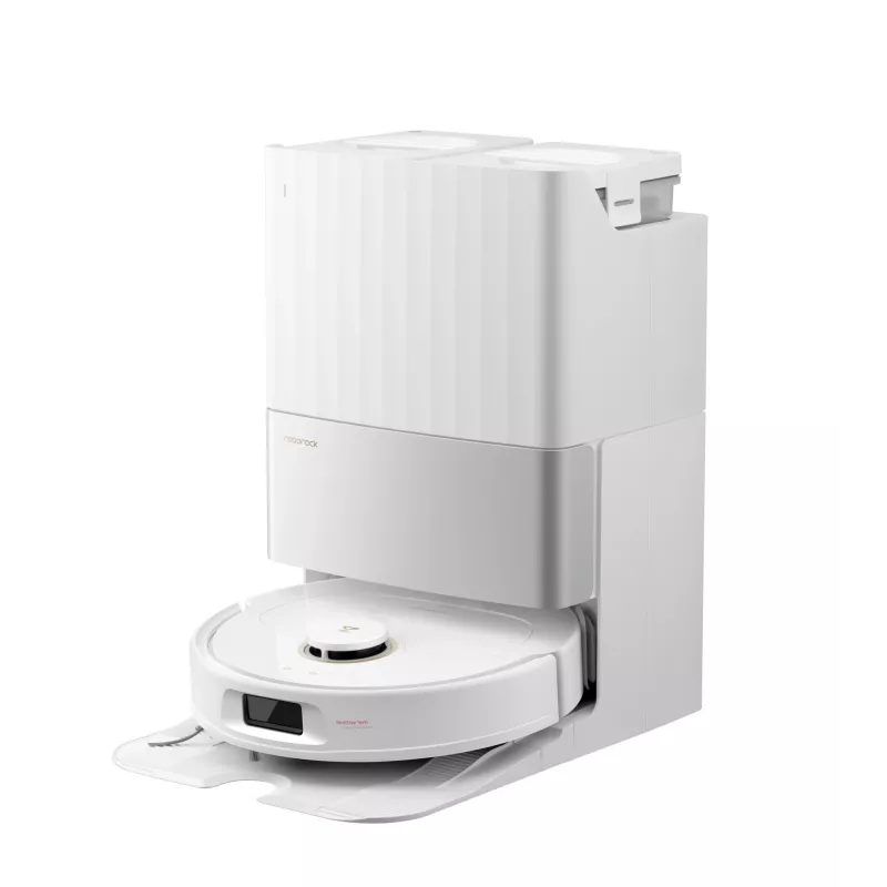 Roboterstaubsauger Roborock Qrevo C Pro — weiß, 0,325 l Staubbehälter, 180 min Laufzeit, Li-Ion 5200 mAh, runde Form