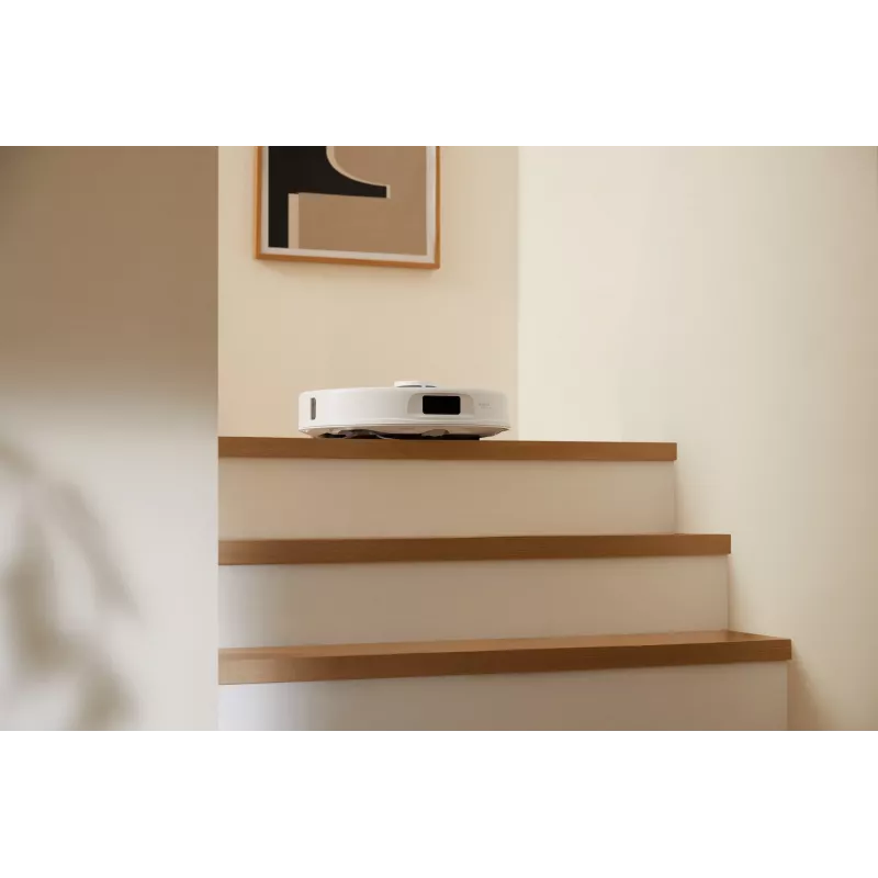 Roboterstaubsauger Roborock Qrevo C Pro — weiß, 0,325 l Staubbehälter, 180 min Laufzeit, Li-Ion 5200 mAh, runde Form