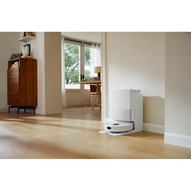 Roboterstaubsauger Roborock Qrevo C Pro — weiß, 0,325 l Staubbehälter, 180 min Laufzeit, Li-Ion 5200 mAh, runde Form