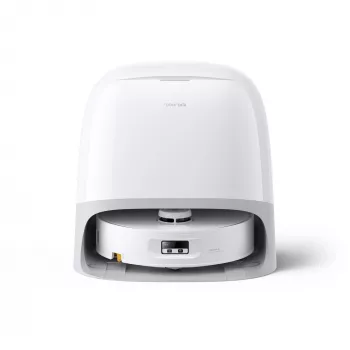 Roborock Staubsaugerroboter Qrevo Curv 2 Flow – Staubbeutel, 0,325 l, Li-Ion 5200 mAh, 240 min, weiß