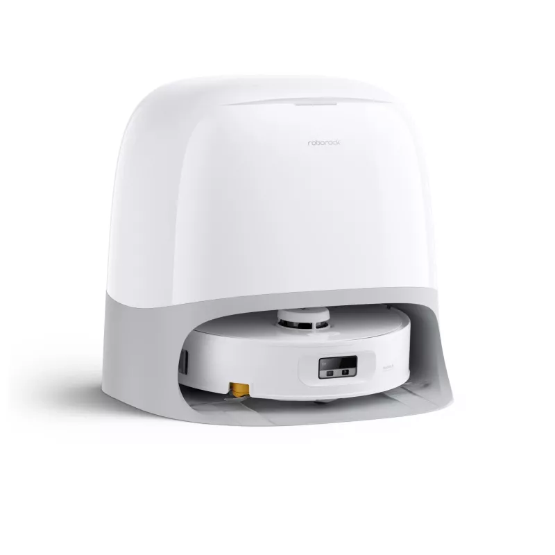 Roborock Staubsaugerroboter Qrevo Curv 2 Flow – Staubbeutel, 0,325 l, Li-Ion 5200 mAh, 240 min, weiß