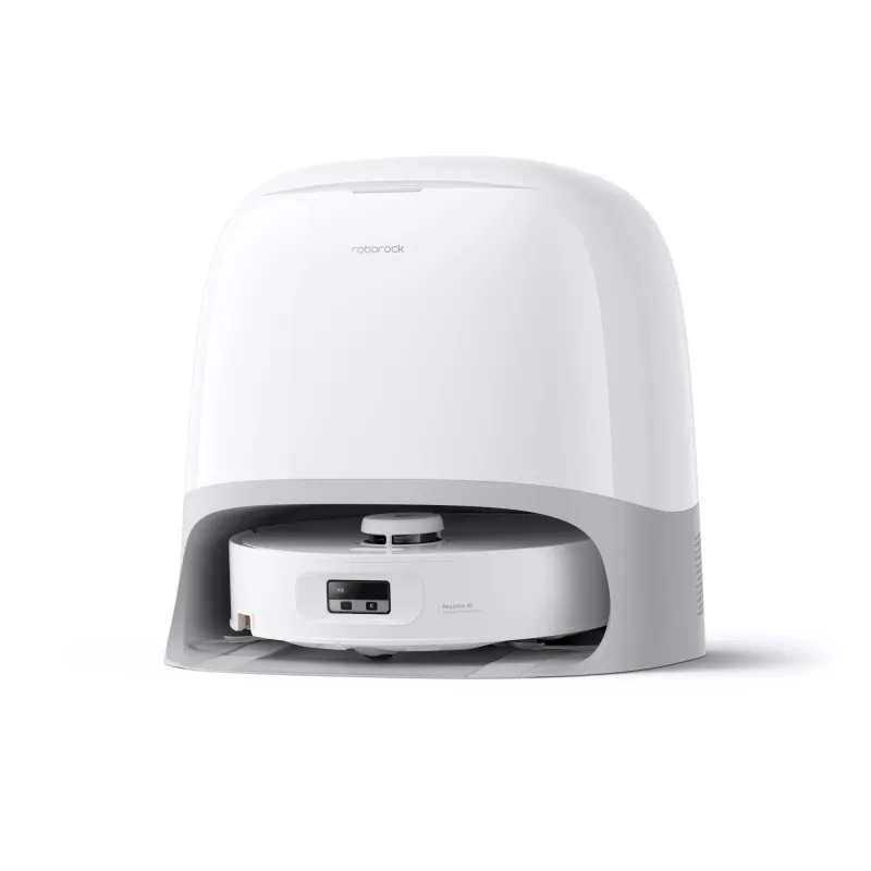 Roborock Staubsaugerroboter Qrevo Curv 2 Flow – Staubbeutel, 0,325 l, Li-Ion 5200 mAh, 240 min, weiß
