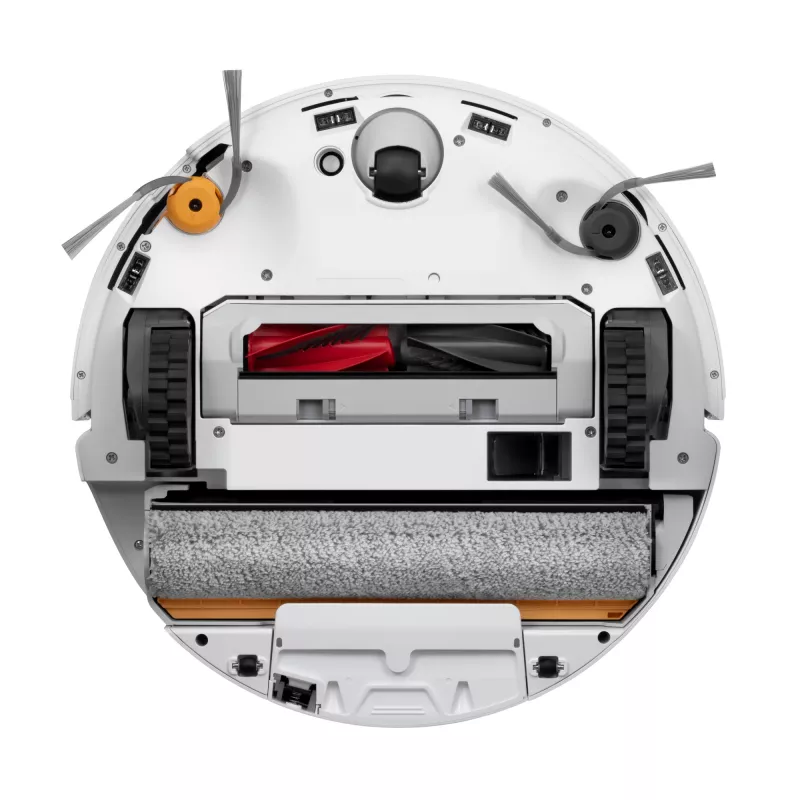 Roborock Staubsaugerroboter Qrevo Curv 2 Flow – Staubbeutel, 0,325 l, Li-Ion 5200 mAh, 240 min, weiß