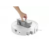 Roborock Staubsaugerroboter Qrevo Curv 2 Flow – Staubbeutel, 0,325 l, Li-Ion 5200 mAh, 240 min, weiß