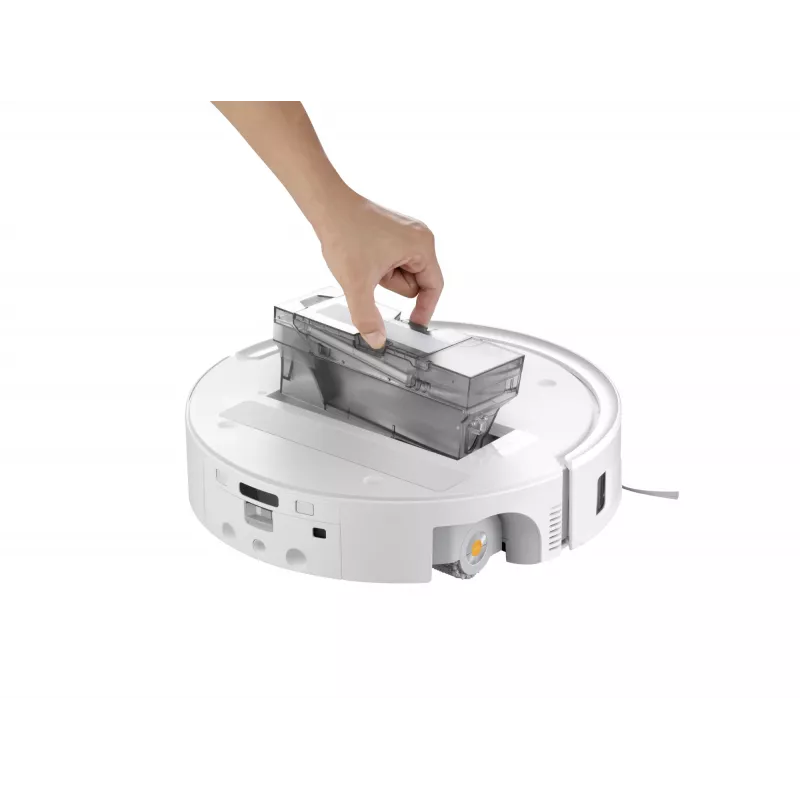 Roborock Staubsaugerroboter Qrevo Curv 2 Flow – Staubbeutel, 0,325 l, Li-Ion 5200 mAh, 240 min, weiß