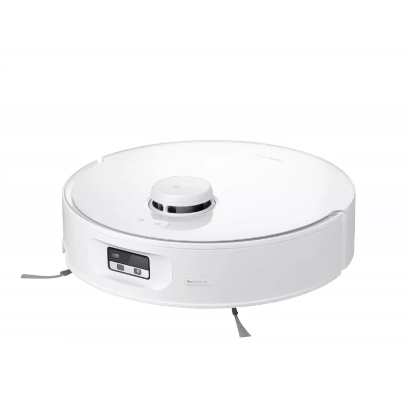 Roborock Staubsaugerroboter Qrevo Curv 2 Flow – Staubbeutel, 0,325 l, Li-Ion 5200 mAh, 240 min, weiß