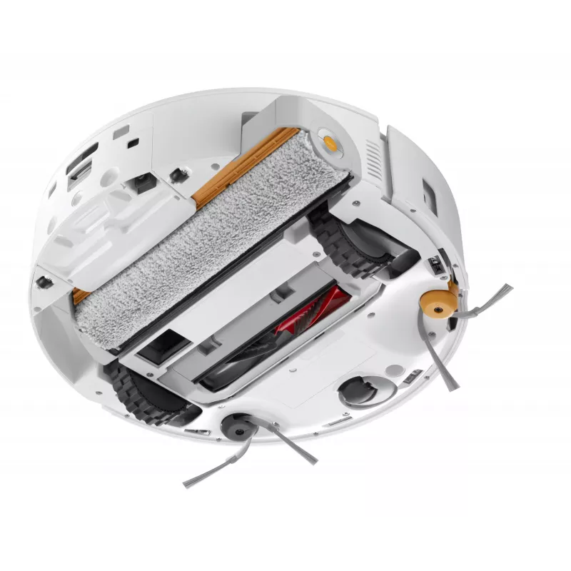 Roborock Staubsaugerroboter Qrevo Curv 2 Flow – Staubbeutel, 0,325 l, Li-Ion 5200 mAh, 240 min, weiß