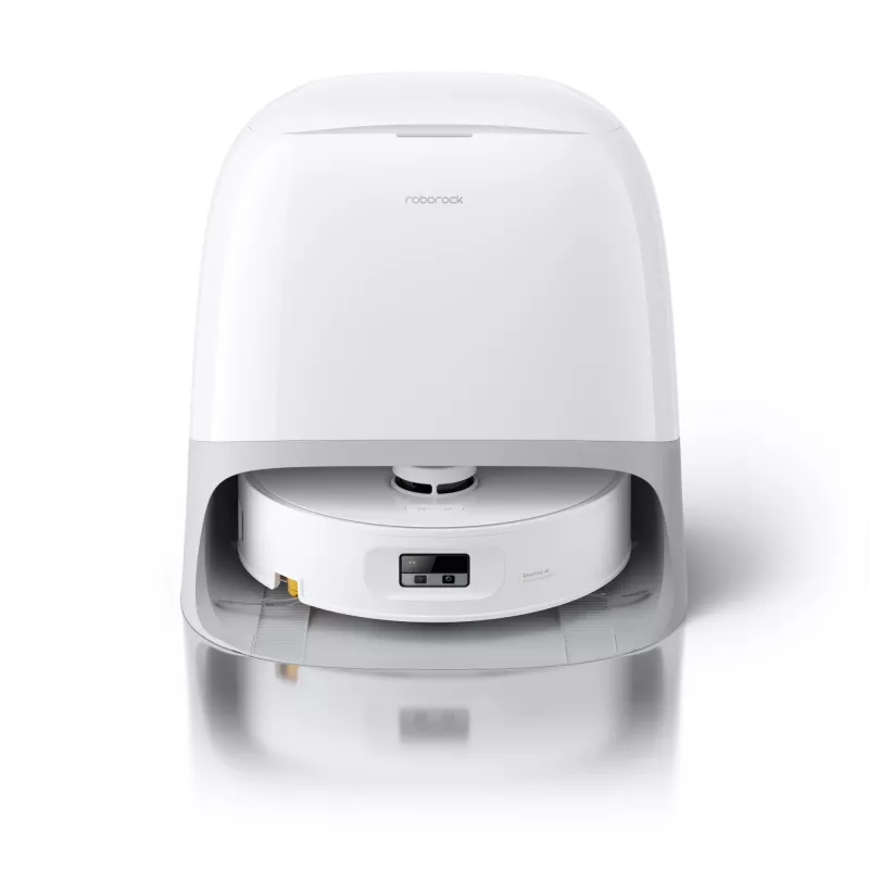Roborock Staubsaugerroboter Qrevo Curv 2 Flow – Staubbeutel, 0,325 l, Li-Ion 5200 mAh, 240 min, weiß