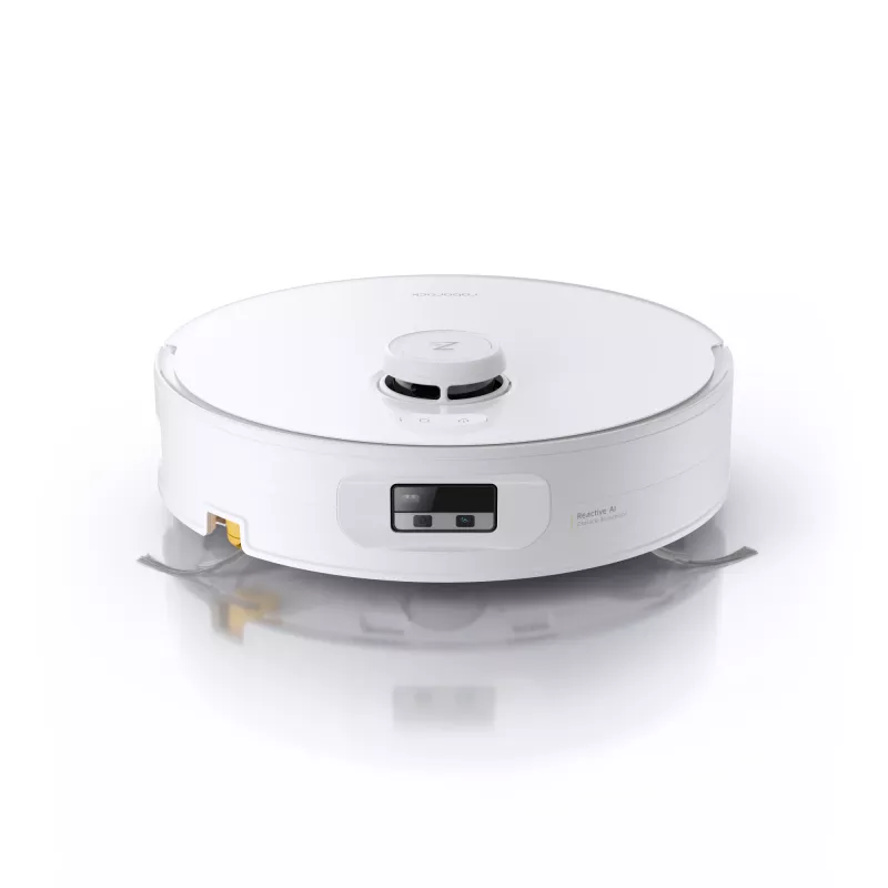 Roborock Staubsaugerroboter Qrevo Curv 2 Flow – Staubbeutel, 0,325 l, Li-Ion 5200 mAh, 240 min, weiß