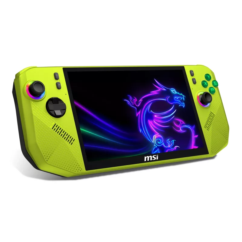 MSI CLAW A8 BZ2EM-048NL tragbare Spielkonsole 20,3 cm (8 Zoll) 1 TB Touchscreen Wi-Fi Grün