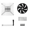 Luftkühler XILENCE A250PWM.B, 92 mm Lüfter, hydraulisches Lager, TDP 89 W, für Sockel AM4/AM5, schwarz