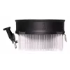 Luftkühler XILENCE A250PWM.B, 92 mm Lüfter, hydraulisches Lager, TDP 89 W, für Sockel AM4/AM5, schwarz