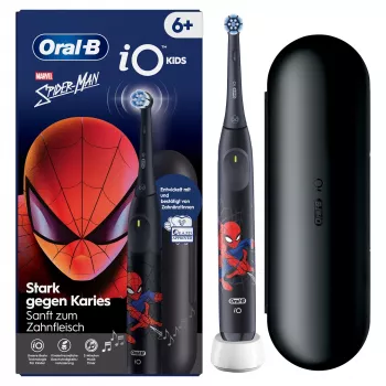 Oral-B iO Kids Spiderman Elektrische Kinderzahnbürste Schwarz