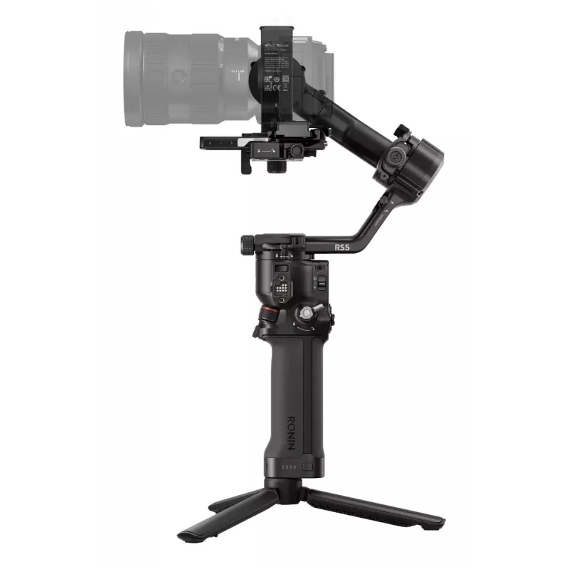 Kamerastabilisator DJI RS 5 — Aluminium, schwarz, 30 h Betriebsdauer, 1,46 kg
