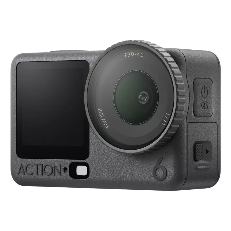 Action-Kamera DJI Osmo Action 6 Standard Combo — 38 MP CMOS, 4K Ultra HD, 155° Sichtfeld, 2-fach Digitalzoom